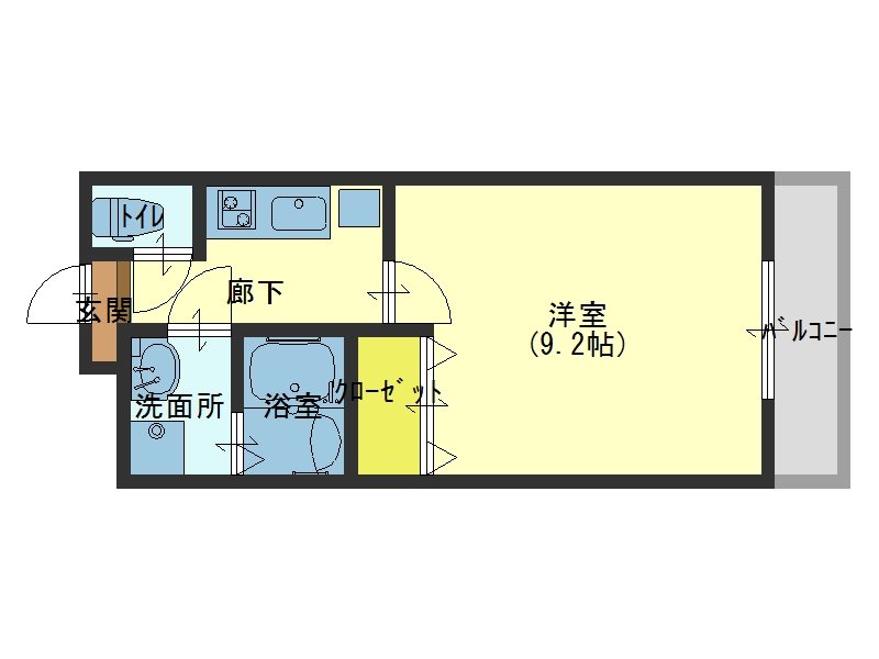 フジパレス城東諏訪VI番館の間取り写真