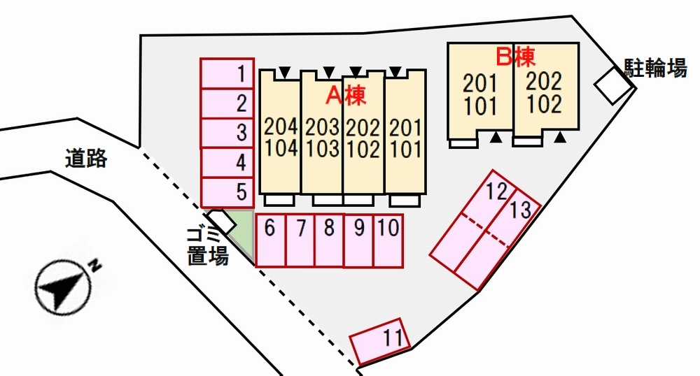 その他共有部分　専用ゴミ置き場/駐輪場