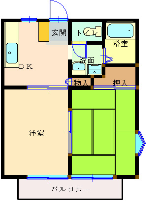 シンフォニアA棟の間取り