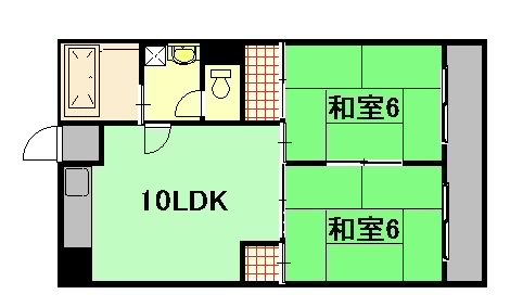 ハイツ河本の間取り