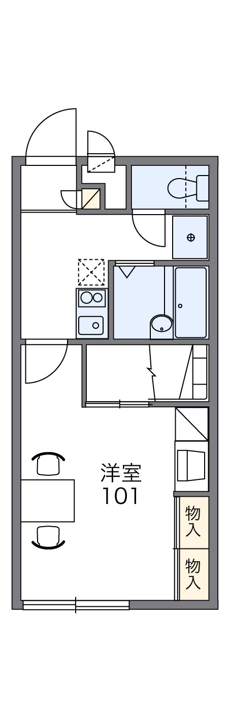 レオパレスエストの間取り