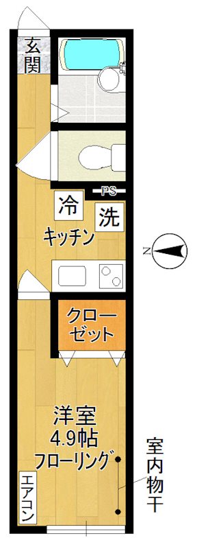 マロンハイツの間取り