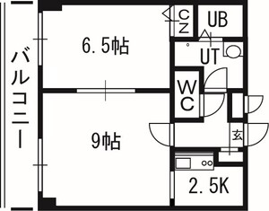 Ｌｅｎｎｏｎ　Ｔｅｒｒａｚａ６－３の間取り