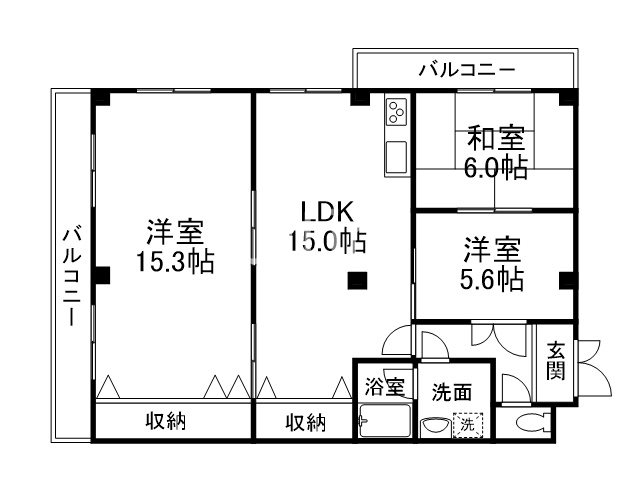 ルシェール西院の間取り