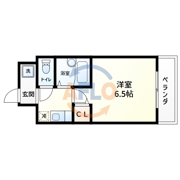 ラビスタ阿倍野の間取り