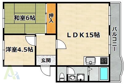 メゾン北鈴の間取り