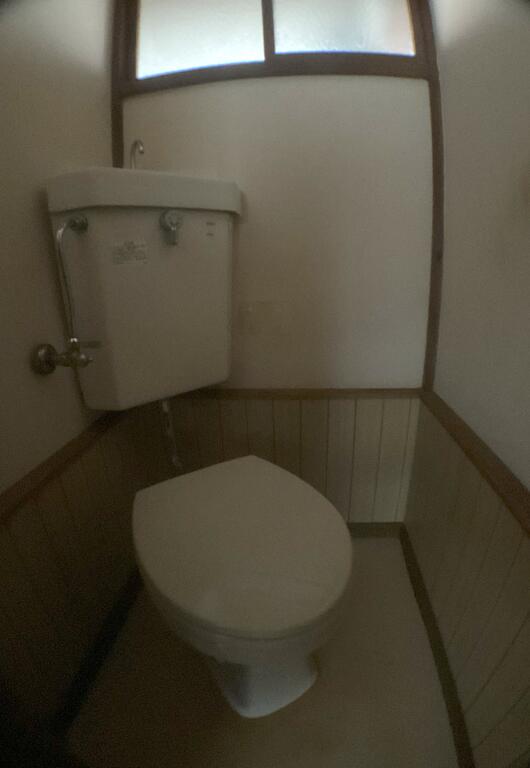 【山村アパートのトイレ】
