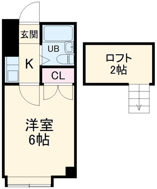 名古屋市南区戸部町のマンションの間取り