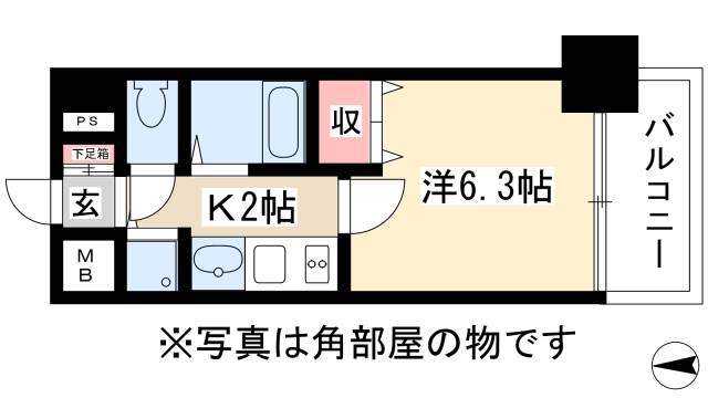 プレサンス大須観音駅前サクシードの間取り