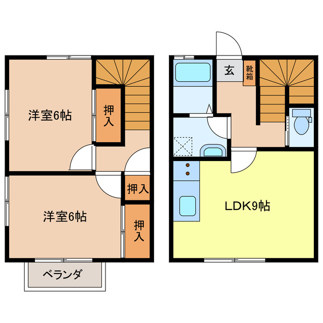 ビーチサイド進光の間取り