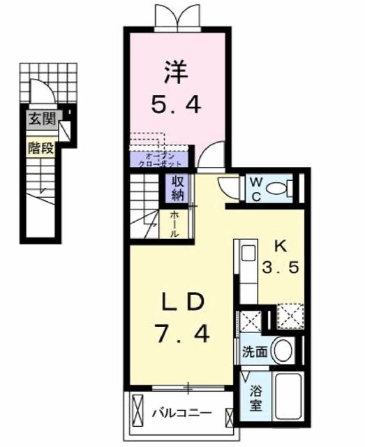 リビングコートＢの間取り