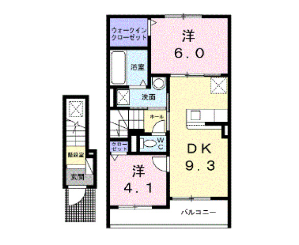 【仮称）羽沢３丁目アパートの間取り】