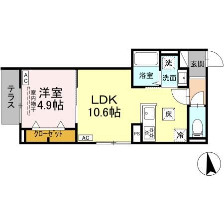 （仮）北区豊島7丁目PJ A棟の間取り