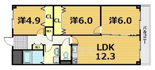 セブンマンションの間取り