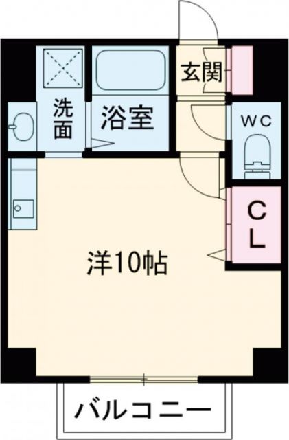 リードサザンヒルズ三宮IIの間取り