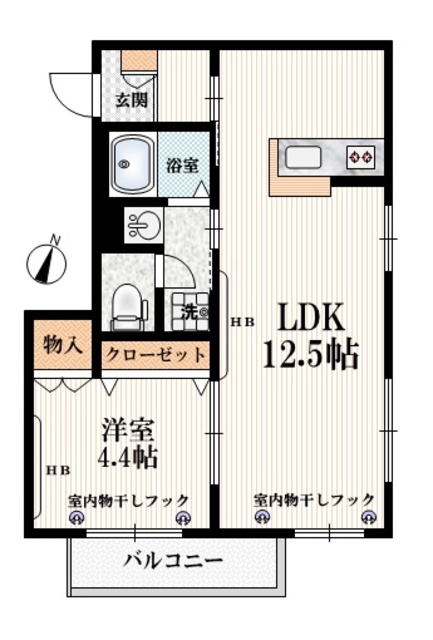 Ｍａｉｓｏｎ　ｄｅ　Ｇｉｒａｕｄの間取り