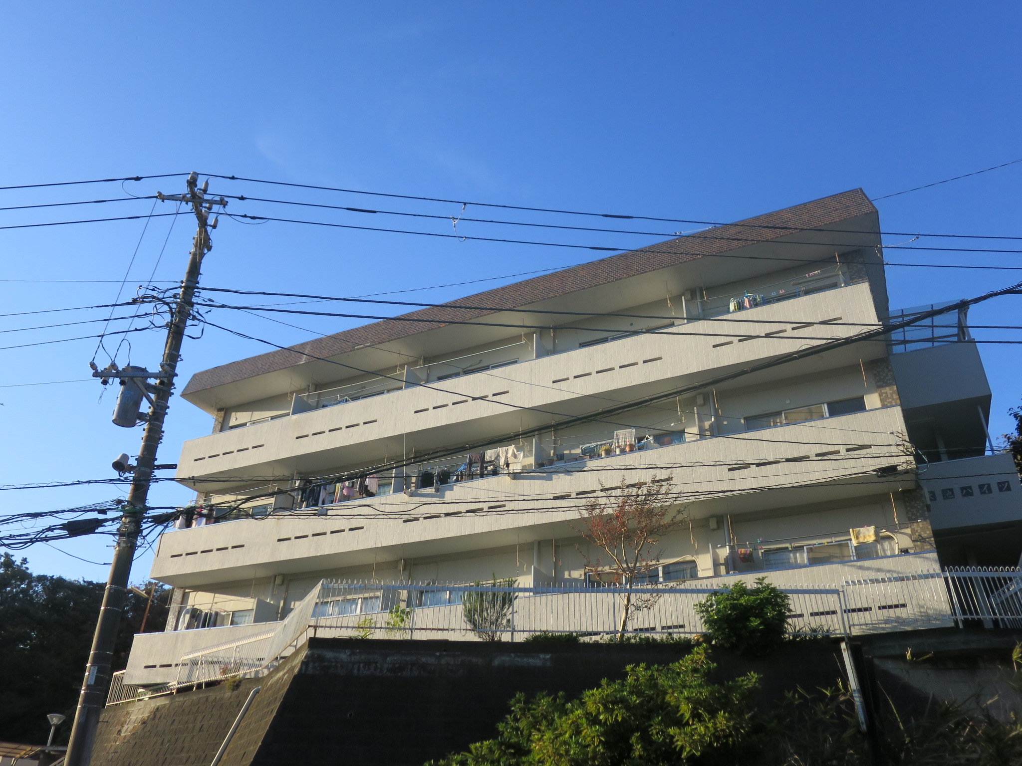 大池ハイツの建物外観