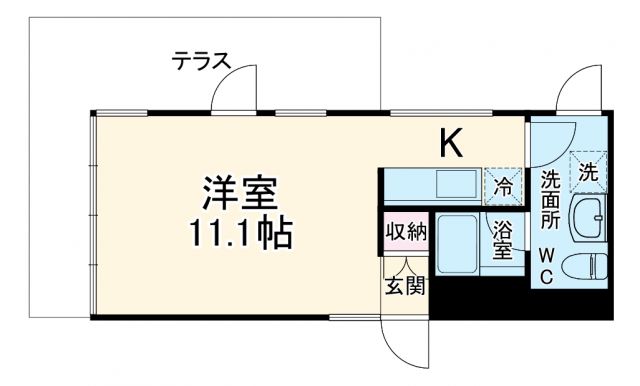 横浜市青葉区荏田北のマンションの間取り