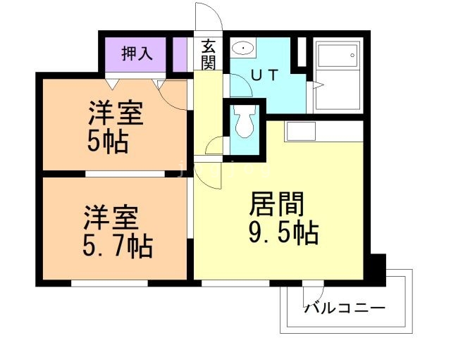 シャイニングドリームの間取り