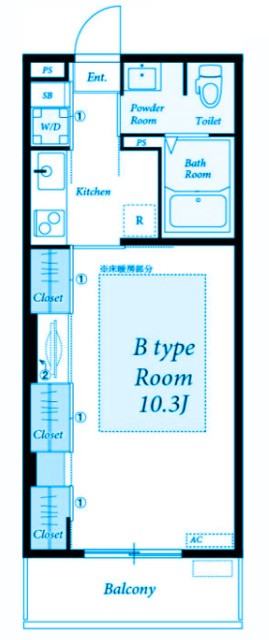 リブリ・San Feliceの間取り