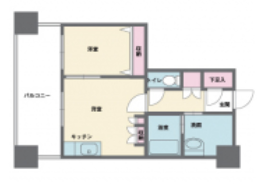 HF西新宿レジデンスWESTの間取り