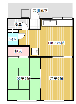 コーポ佐野２の間取り