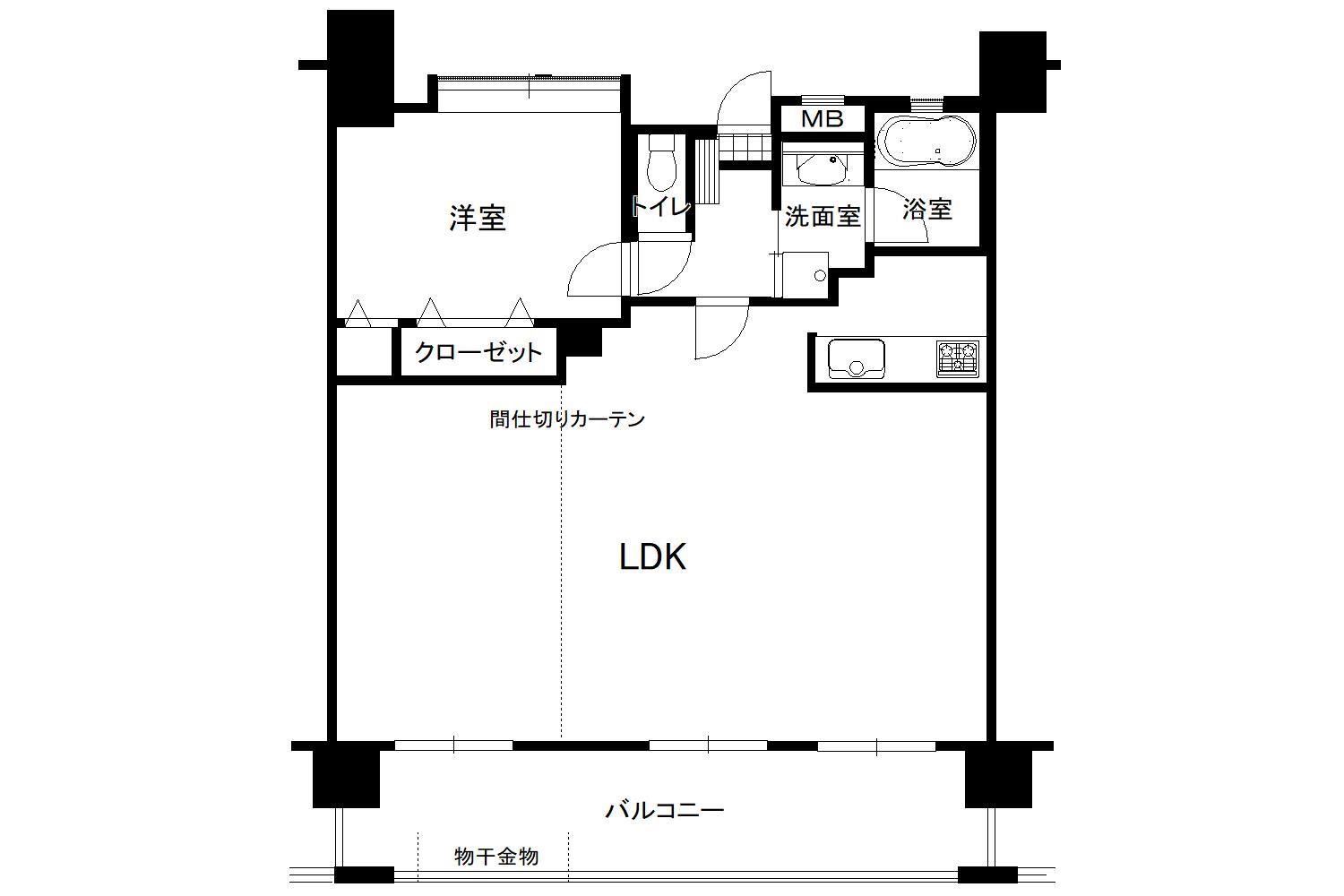 モナーク足利７０２の間取り