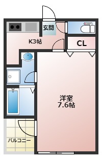 サザンハイツ加世田01の間取り