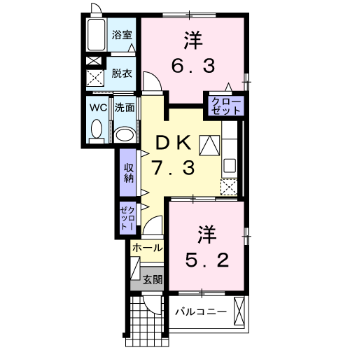 エクセレンスN・Y・S Z-Iの間取り