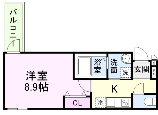 フジパレス河内山本ノースの間取り