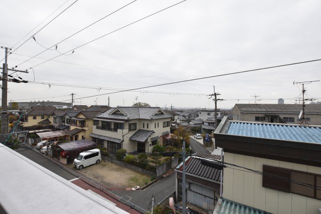 【大阪狭山市山本東のマンションの眺望】