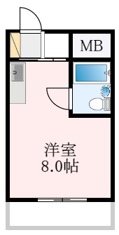 大阪狭山市山本東のマンションの間取り