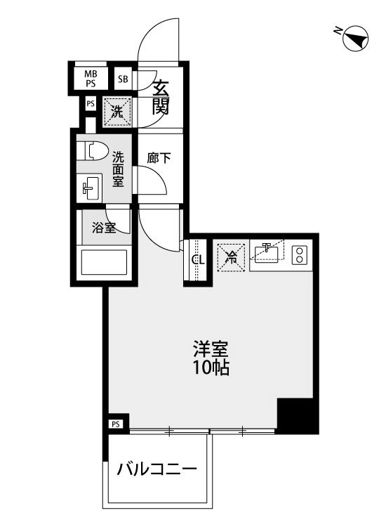 LA.XEBEC東十条の間取り