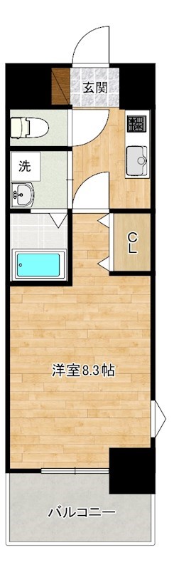 ＭＤＩグランコルディール室町の間取り