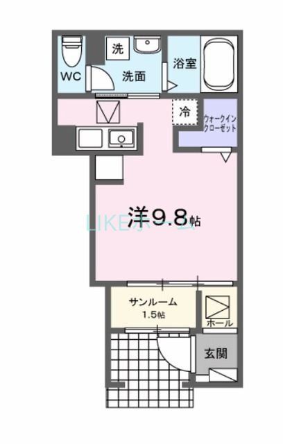 フィールド　レジーナ５の間取り