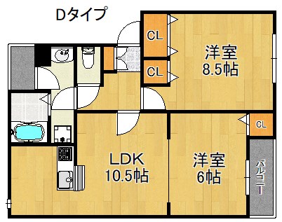 【ファミール泉南I・II・IIIの間取り】