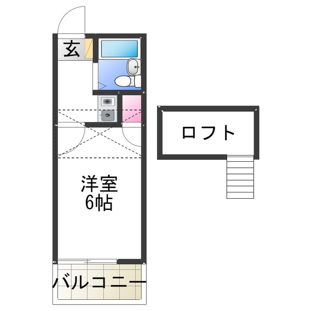 パレ・ドール福島の間取り