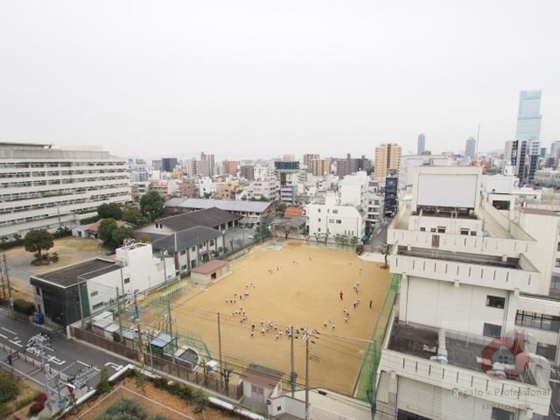 【大阪市天王寺区小宮町のマンションの眺望】