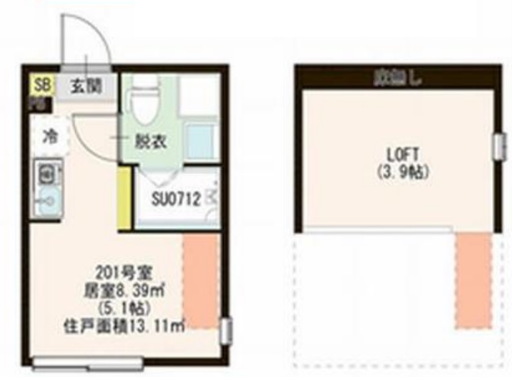 (仮称)西小岩五丁目Aコーポの間取り