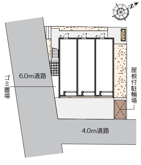 その他共有部分　駐輪場も付いています。