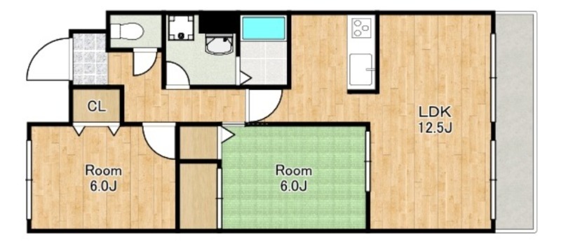 メゾン・ド・フルールの間取り