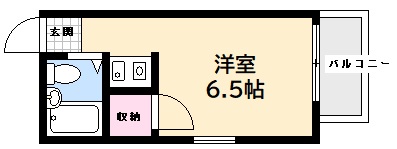 広島市安佐南区祇園のマンションの間取り