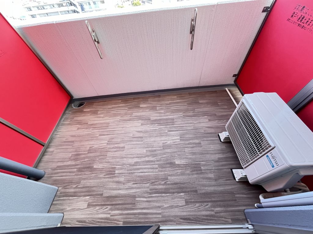 バルコニー　バルコニーがあります