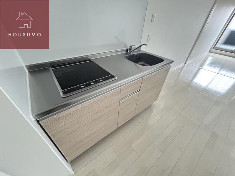 キッチン　コンパクトなキッチンで掃除もラクラク