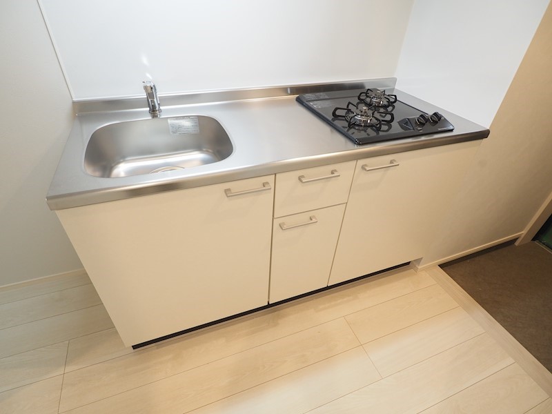 キッチン　二口コンロは料理を盛り上げます