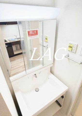 洗面設備　洗面台です。