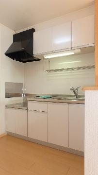 キッチン　２口ガスコンロが置ける流し台♪