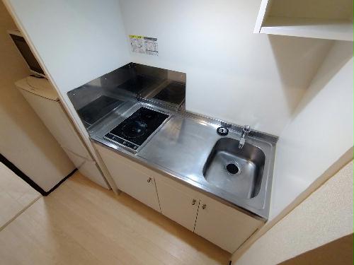 キッチン　シングルレバー設置　シンク広めです♪