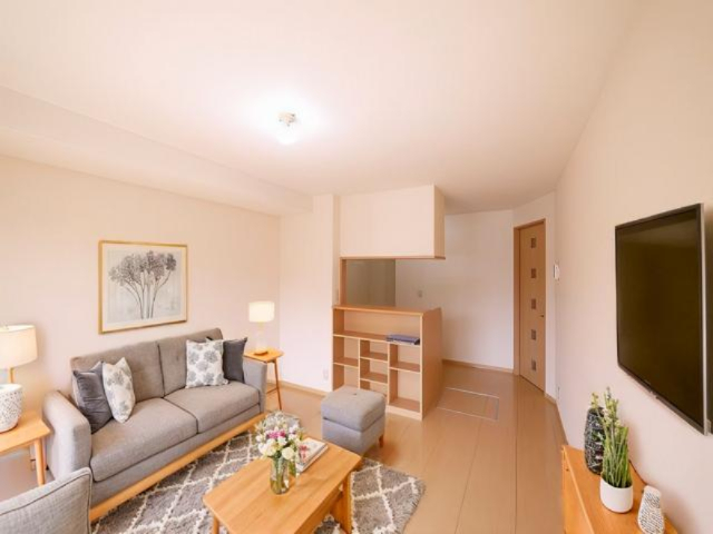 居室・リビング　CGで家具等を配置したもので家具等は含まれません。