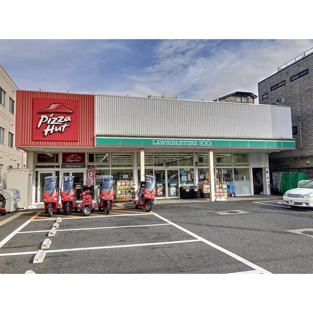 コンビニ　ローソンストア１００　大和深見台一目店（コンビニ）まで287m